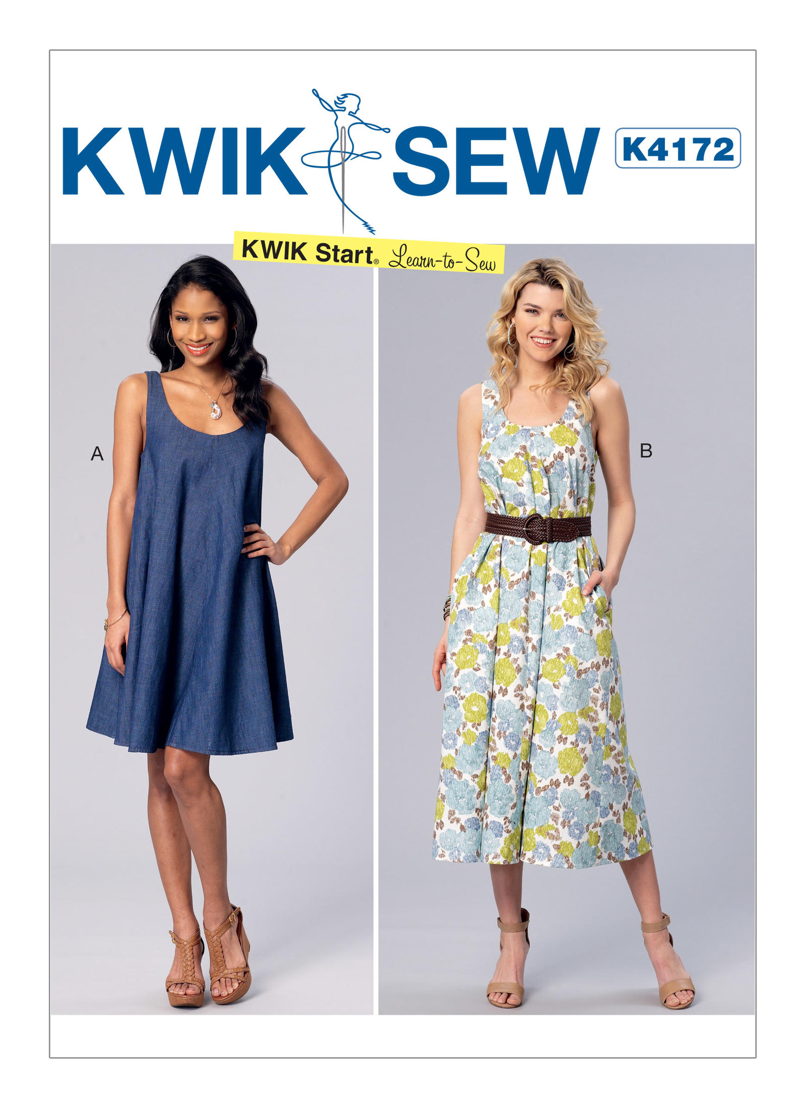 KWIK-SEW PATTERNS K4057 Misses' Dresses : : Home