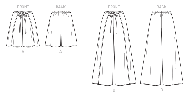 Kwik Sew 4178 Misses' Wrap Shorts and Pants
