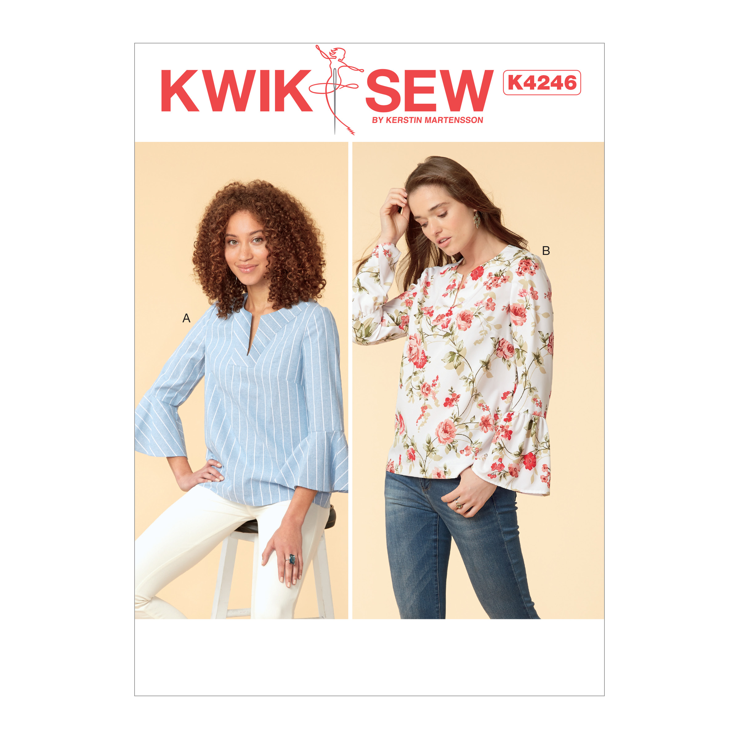 Kwik Sew 2846 Misses BIB OVERALL Style Dress and Jumper Pattern