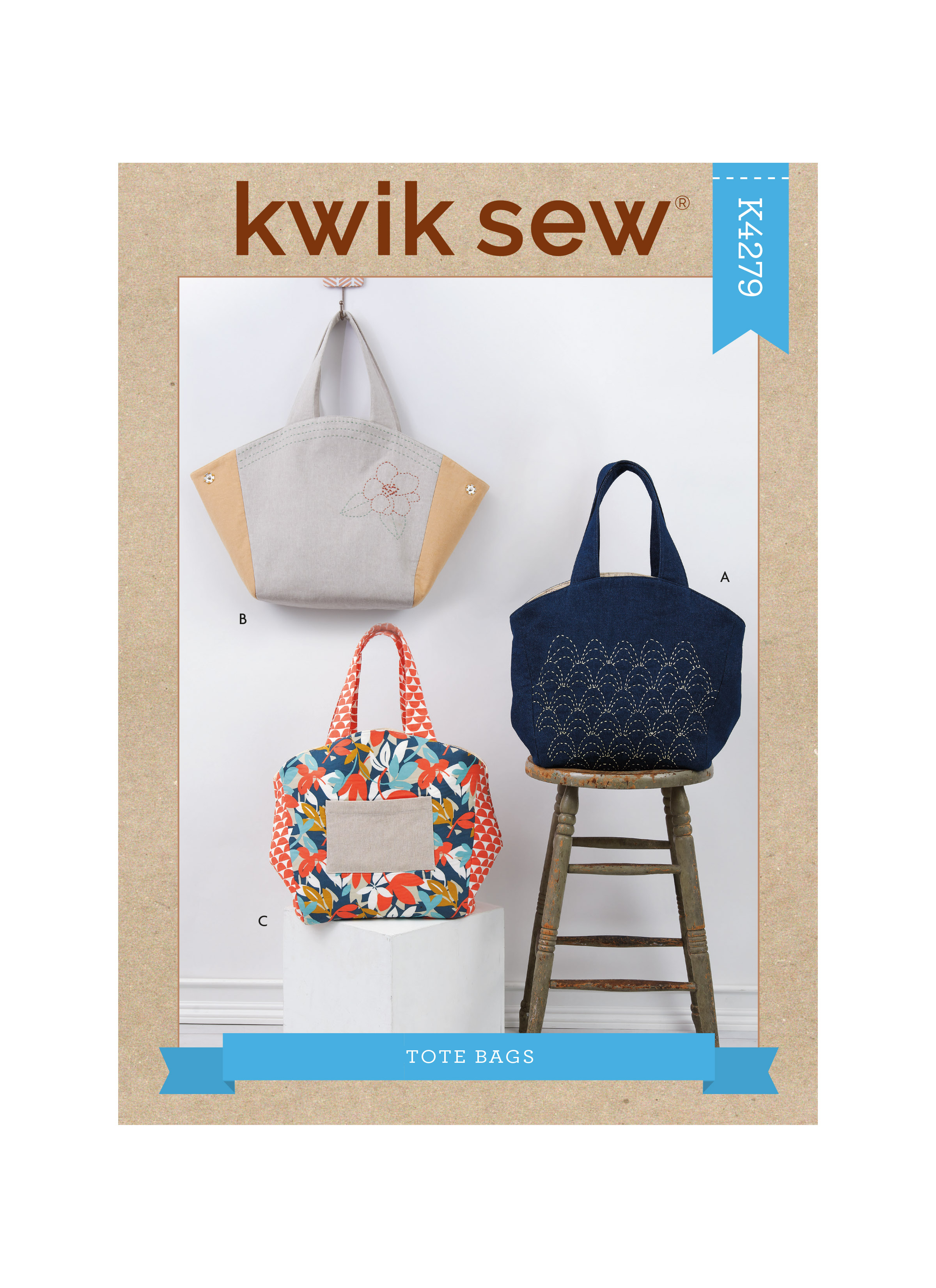 Kwik Sew 4279 Tote Bags