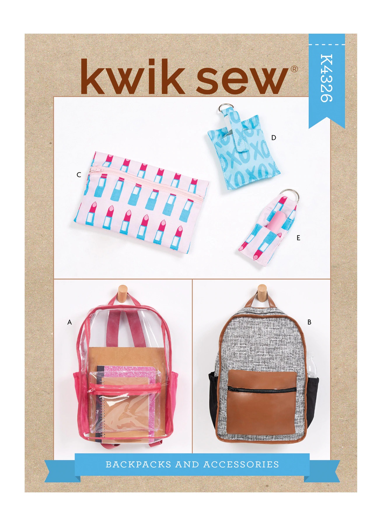 Kwik Sew 4326 Backpacks & Accessories