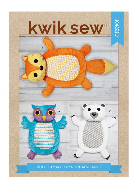 Kwik Sew 4339 Baby Tummy Time Animal Mats
