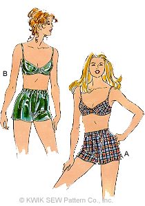 Kwik Sew 2152 Misses Body Shapers Pattern Girdle in 3 Styles