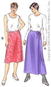 Kwik Sew 3138 Women Skirts