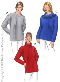 Kwik Sew 3418 Misses Knit Top and Tunic Sewing Pattern Sleeveless
