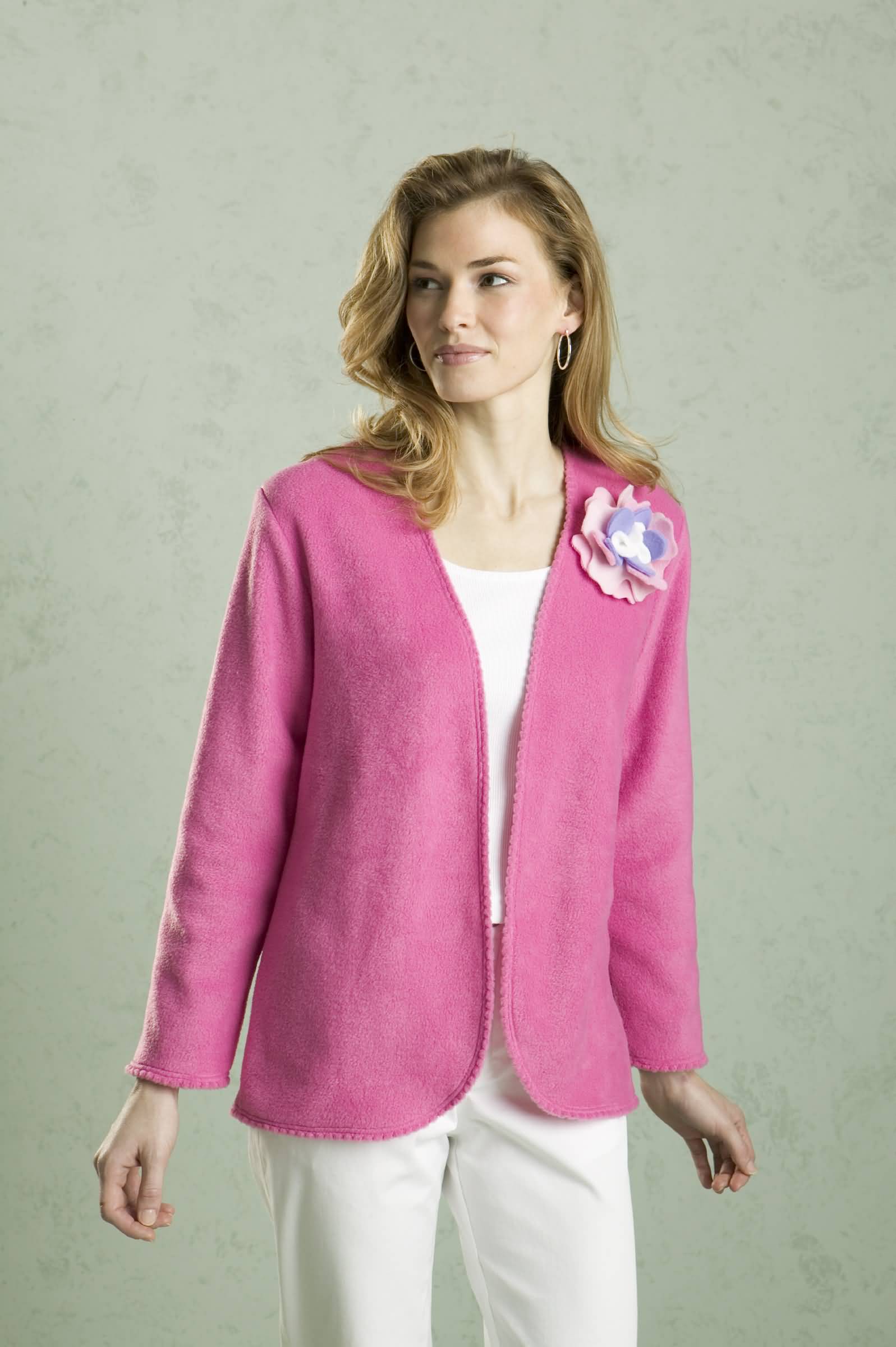 Kwik Sew New Uncut Pattern # 3313 Misses Sizes XS-XL Jackets & Flowers 