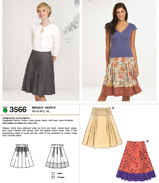 Kwik Sew 3566 Skirts