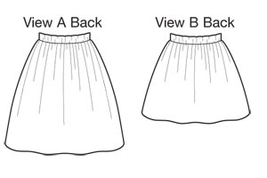 Kwik Sew K3914 Pretty Pleated Skirt Sewing Pattern, Size XS-SML-XL