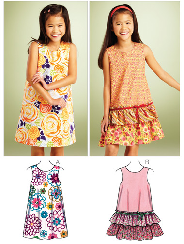 a line dress for girls