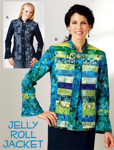 Kwik Sew Pattern for Jelly Roll Jacket