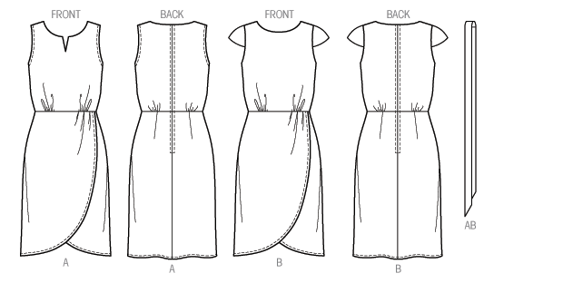 Kwik Sew 1071 Sundress With Shaped Neckband With Optional Tie Belt