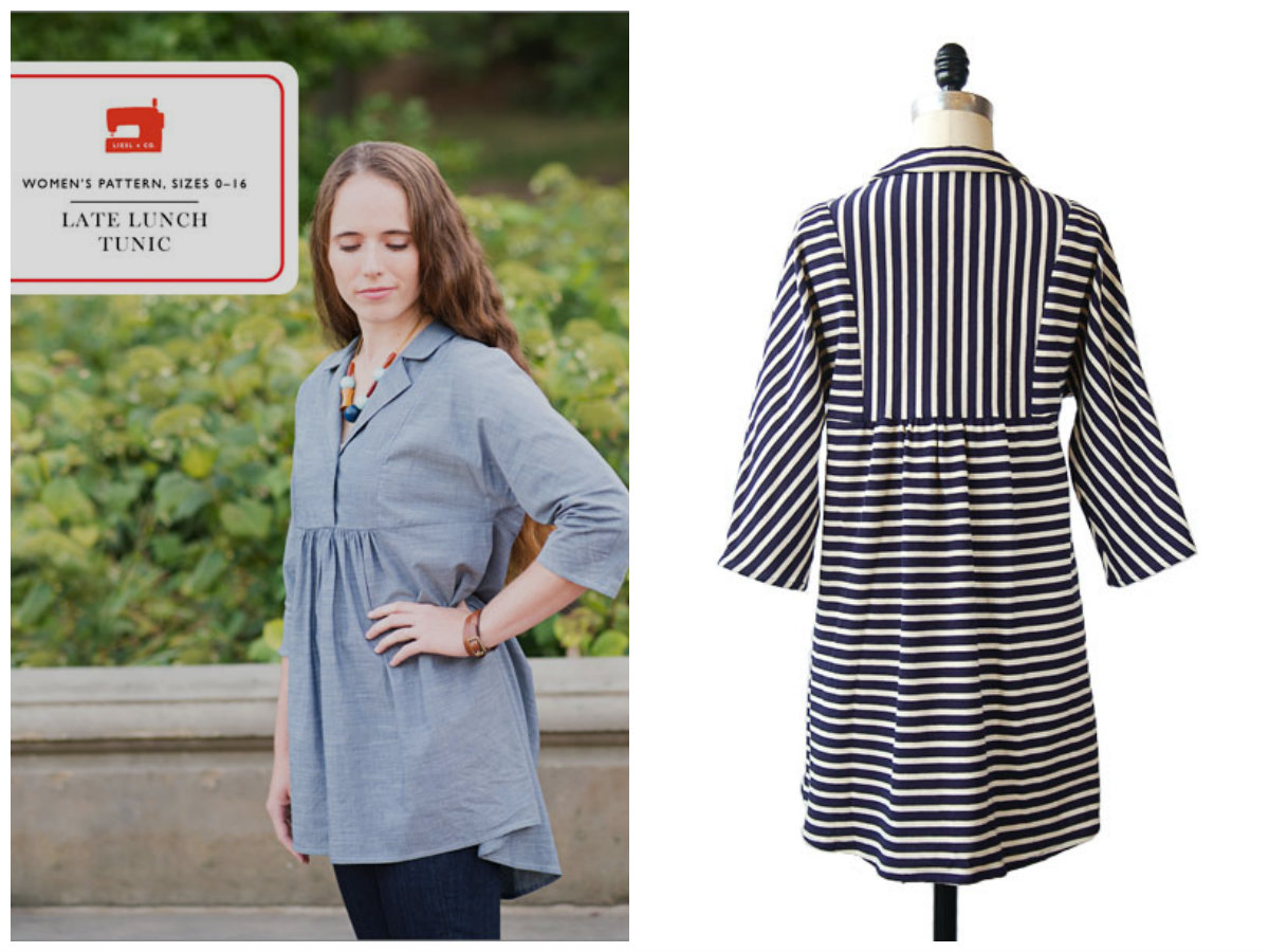 Liesl + Co. LC004 Late lunch tunic Downloadable Pattern