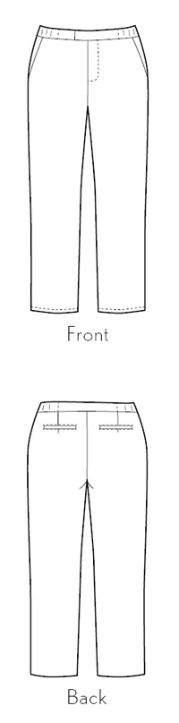 Liesl + Co. LC052PT Peckham Trousers Downloadable Pattern