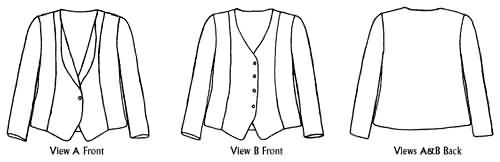 Loes Hinse Designs 5108 Piazza Jacket