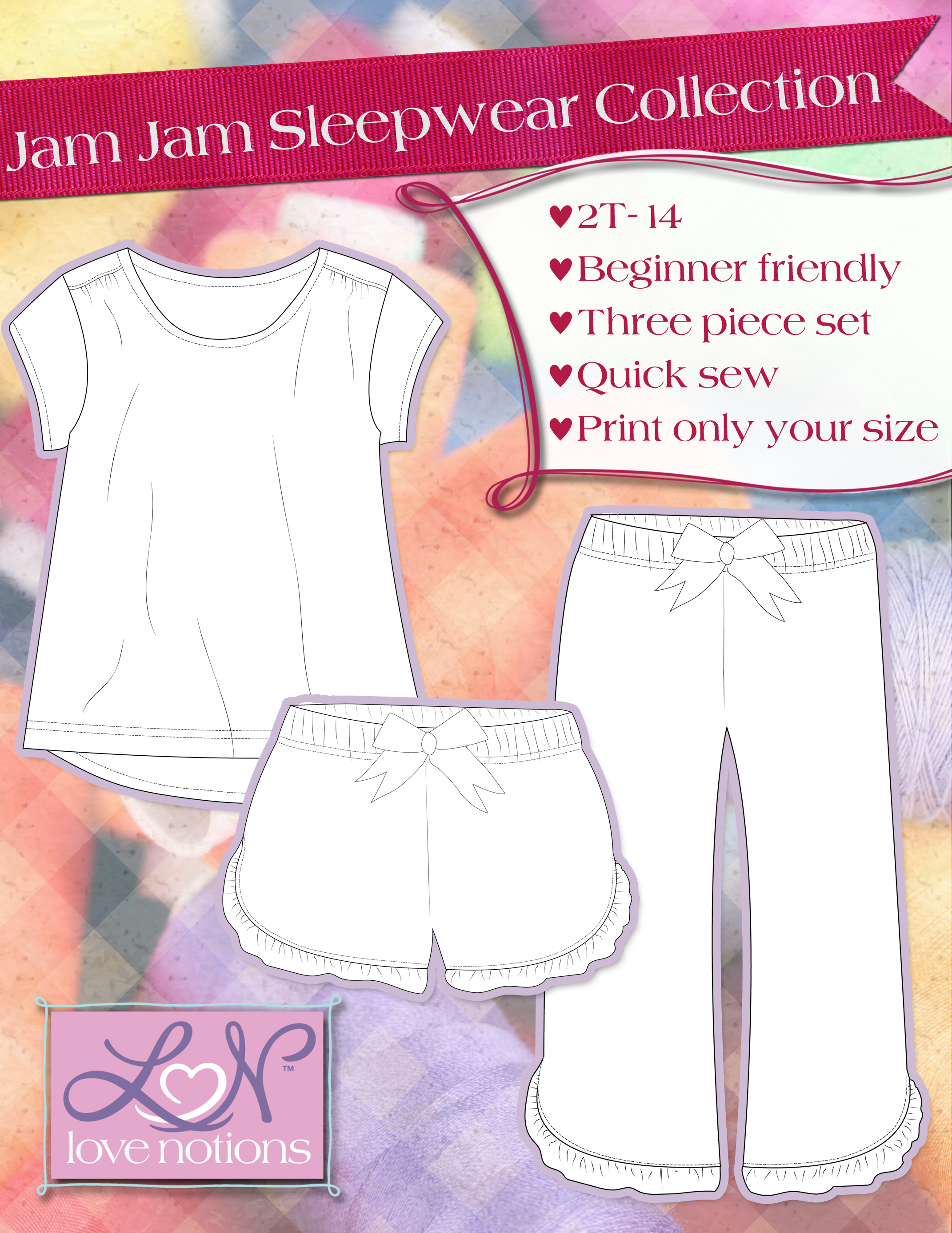 Pattern Jam Review | love notions jam jam sleepwear collection downloadable pattern Pattern Jam Review | love notions jam jam sleepwear collection downloadable pattern