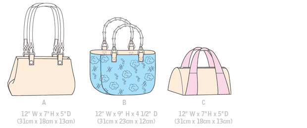 McCall's 7334 Bags in Three Styles