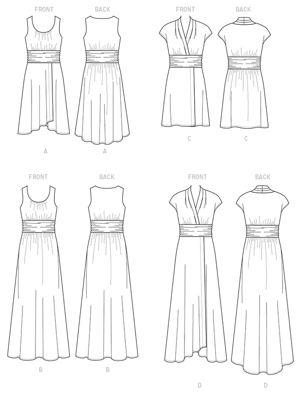 How to sew an infinity dress - Gathered