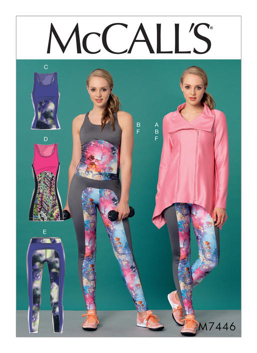McCall's Misses' and Women's Tops and Leggings 8244 pattern review by SewLSC