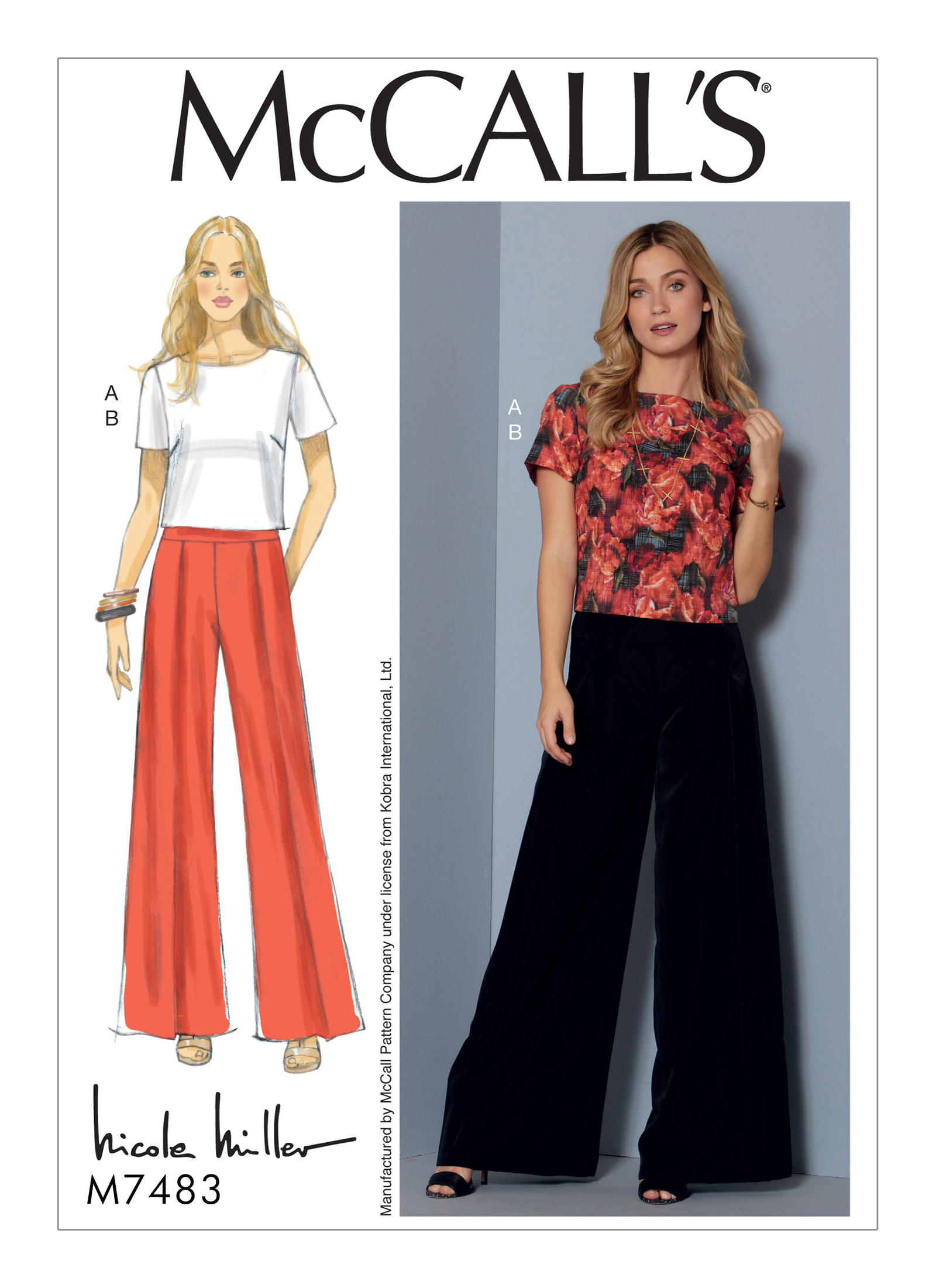 iThinksew - Patterns and More - IvL - Ginger Pants, women high waist wide  leg pants sewing pattern, trousers with elasticated waist and faux mock  fly, pants with pockets, culotte pants pattern