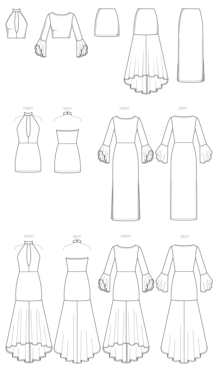 Trumpet Dress Pattern