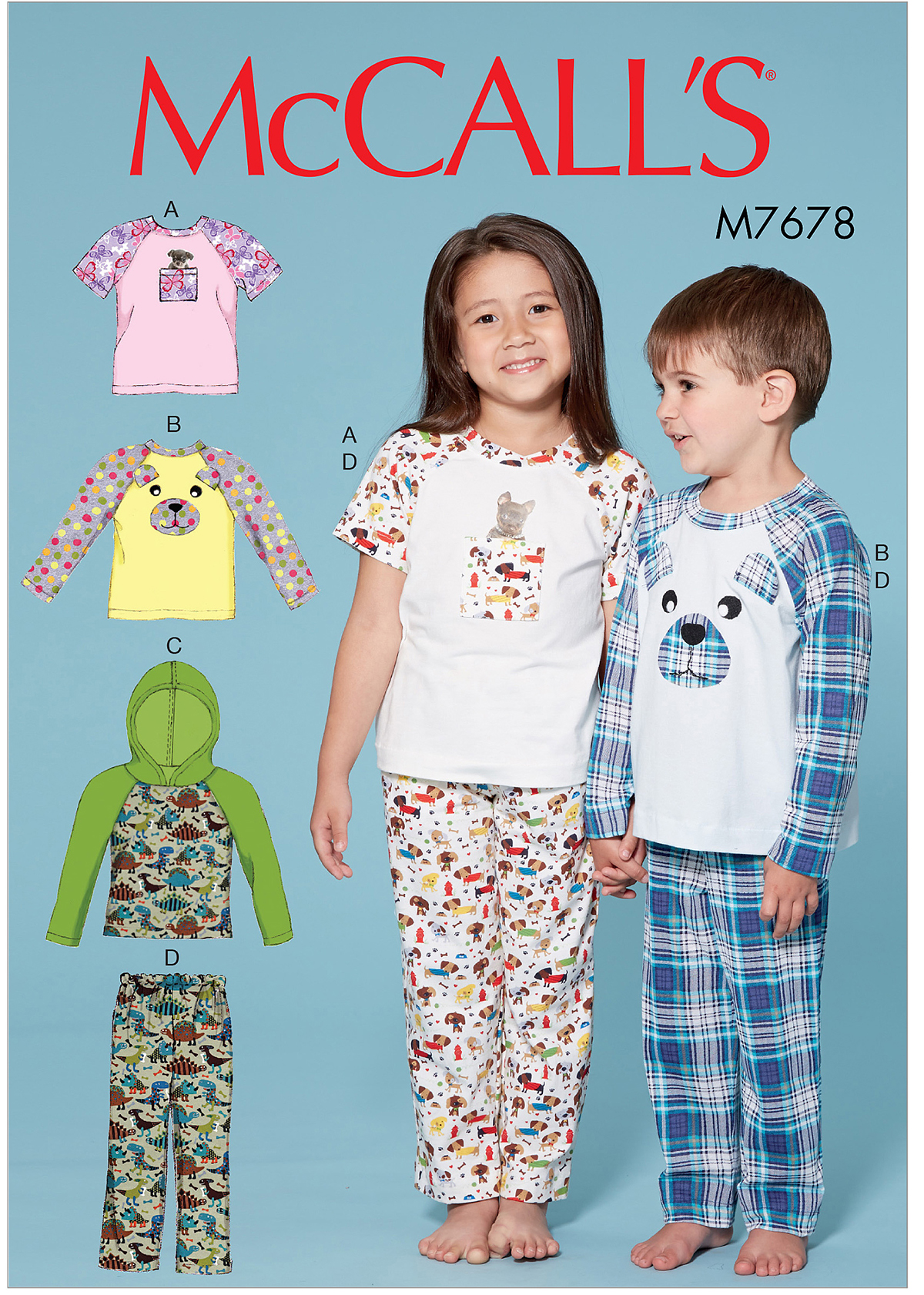 Mccall's Pattern m7618children's/girls' Activewear Tops and