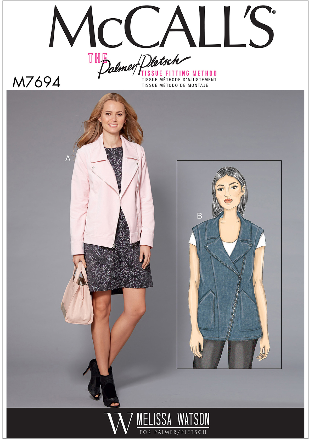 McCall's 7694 Misses' Moto-Style Jacket and Vest