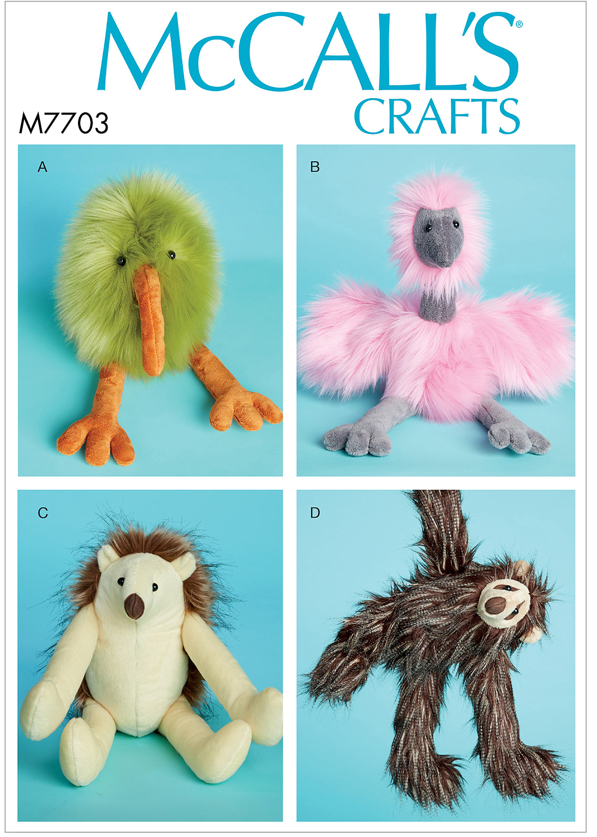 stuffed animal patterns mccalls