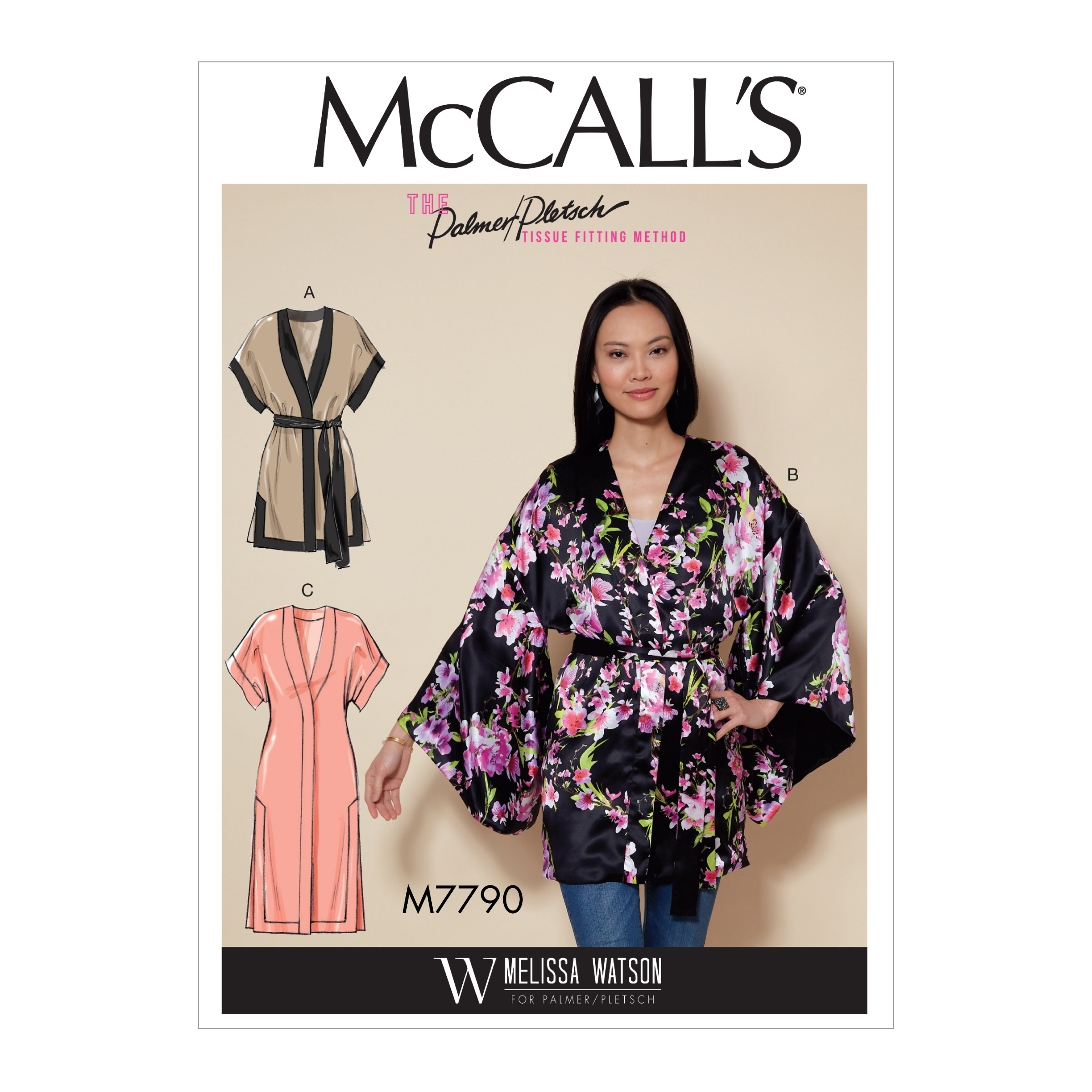 McCall's 7790 Misses' Jacket and Belt