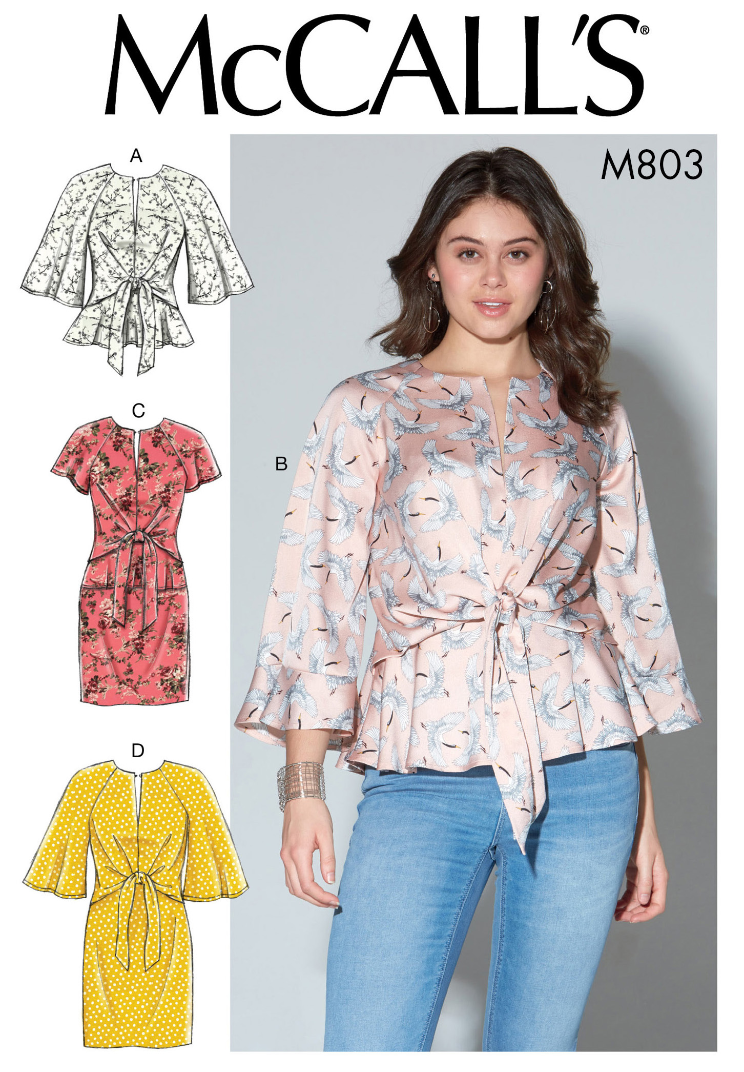 McCall's 7803 Misses' Tops and Dresses