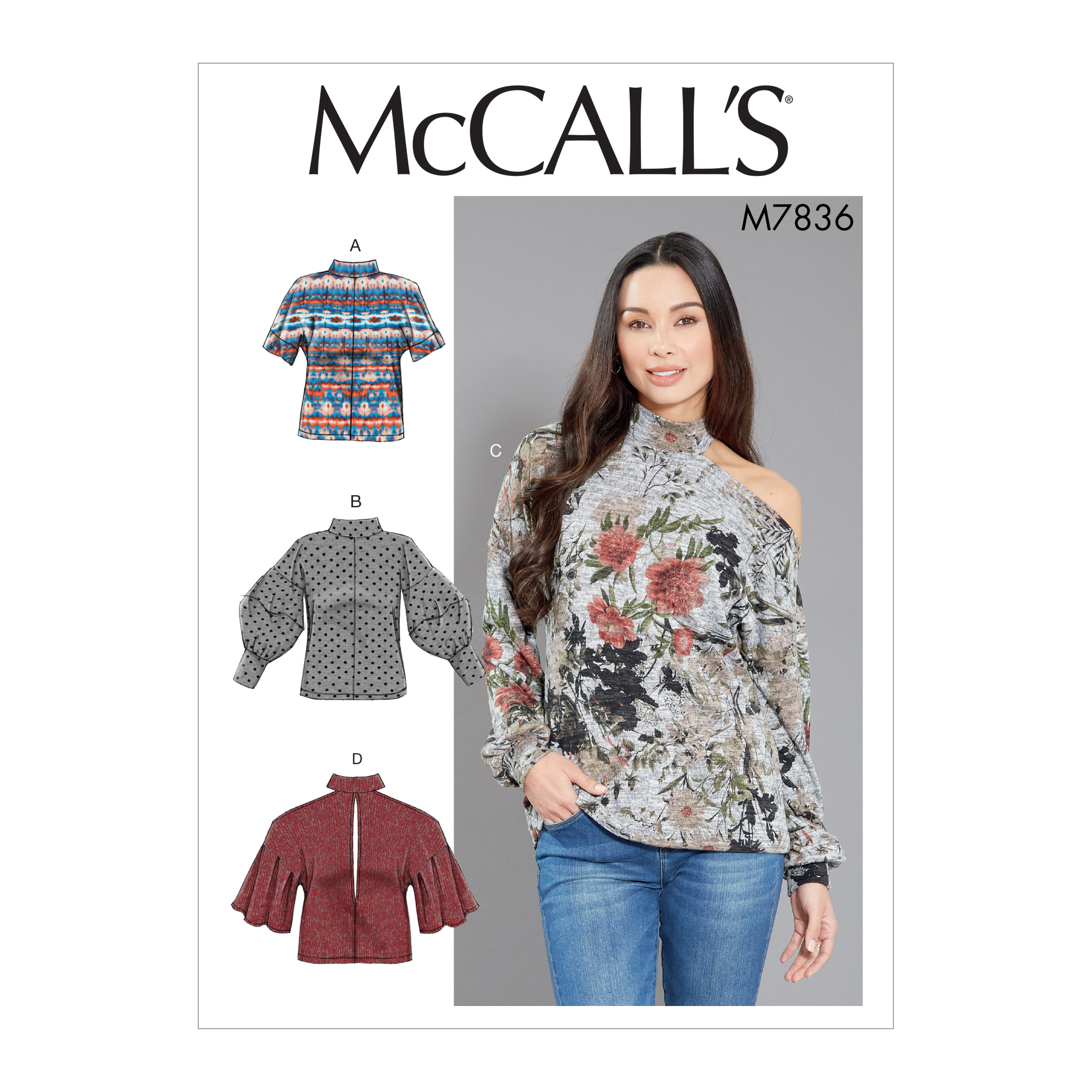 McCall's 7836 Misses' Tops