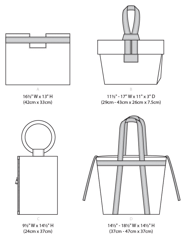 McCall's 7851 Bags