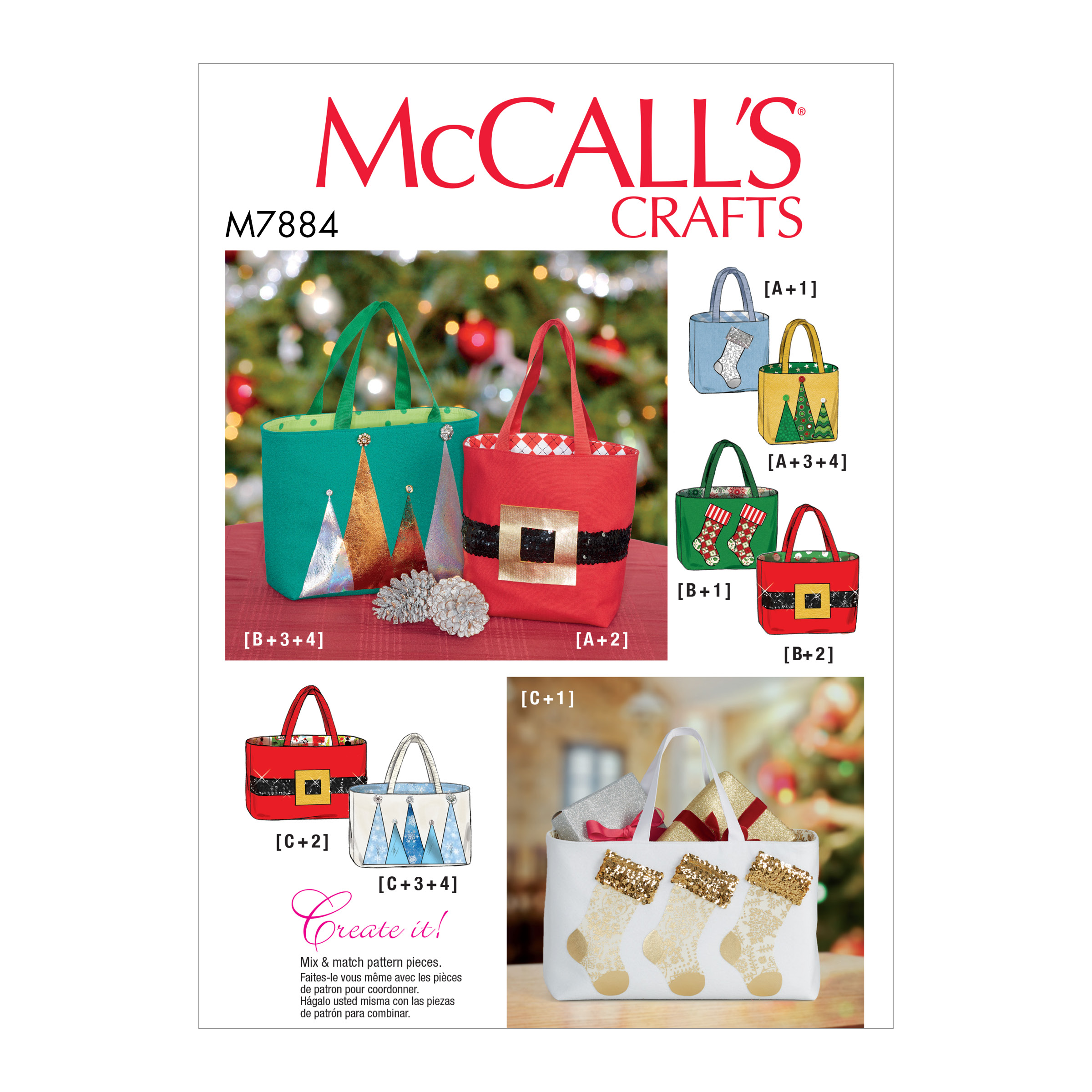 Christmas SewingProject Bags - Pattern Review