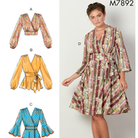 McCall Pattern Company - This McCall's #m7895 dress was made in a