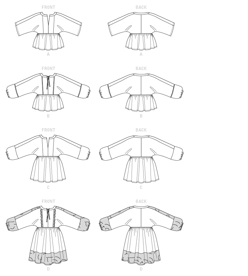 McCall's 7930 Misses' Tops and Tunics