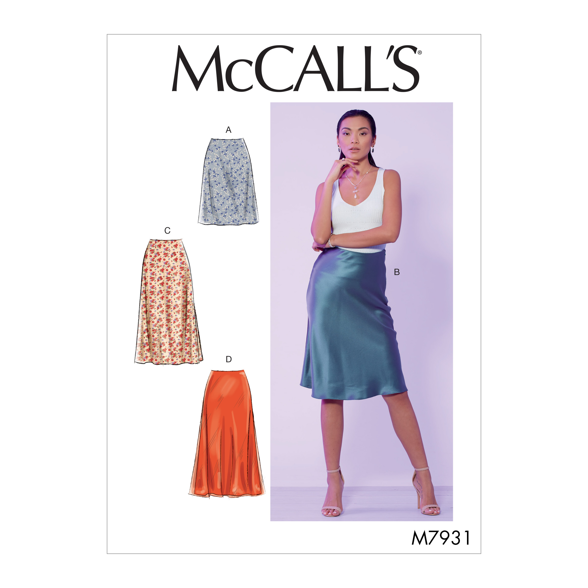 McCall's 7931 Misses' Skirts