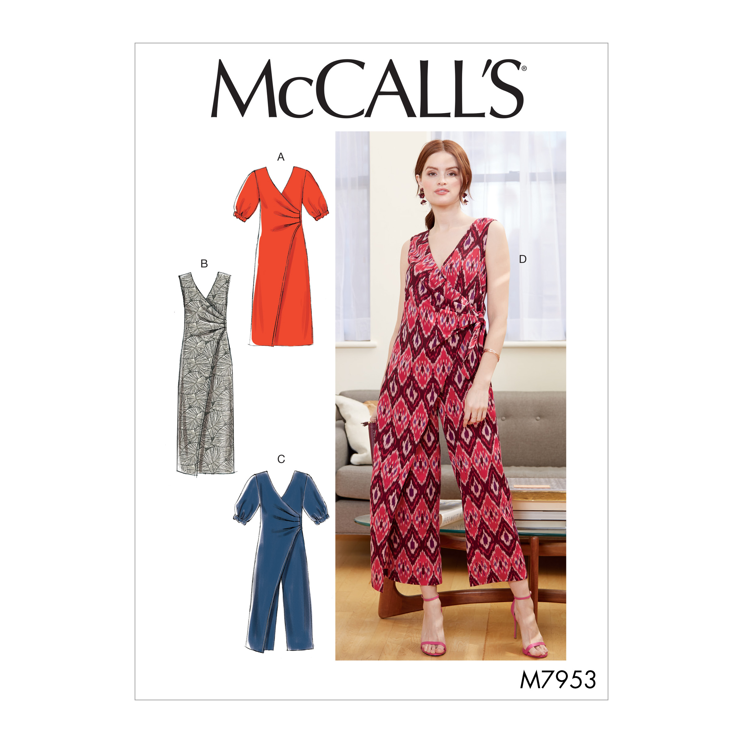 McCall's 7953 Misses' Dresses and Jumpsuits