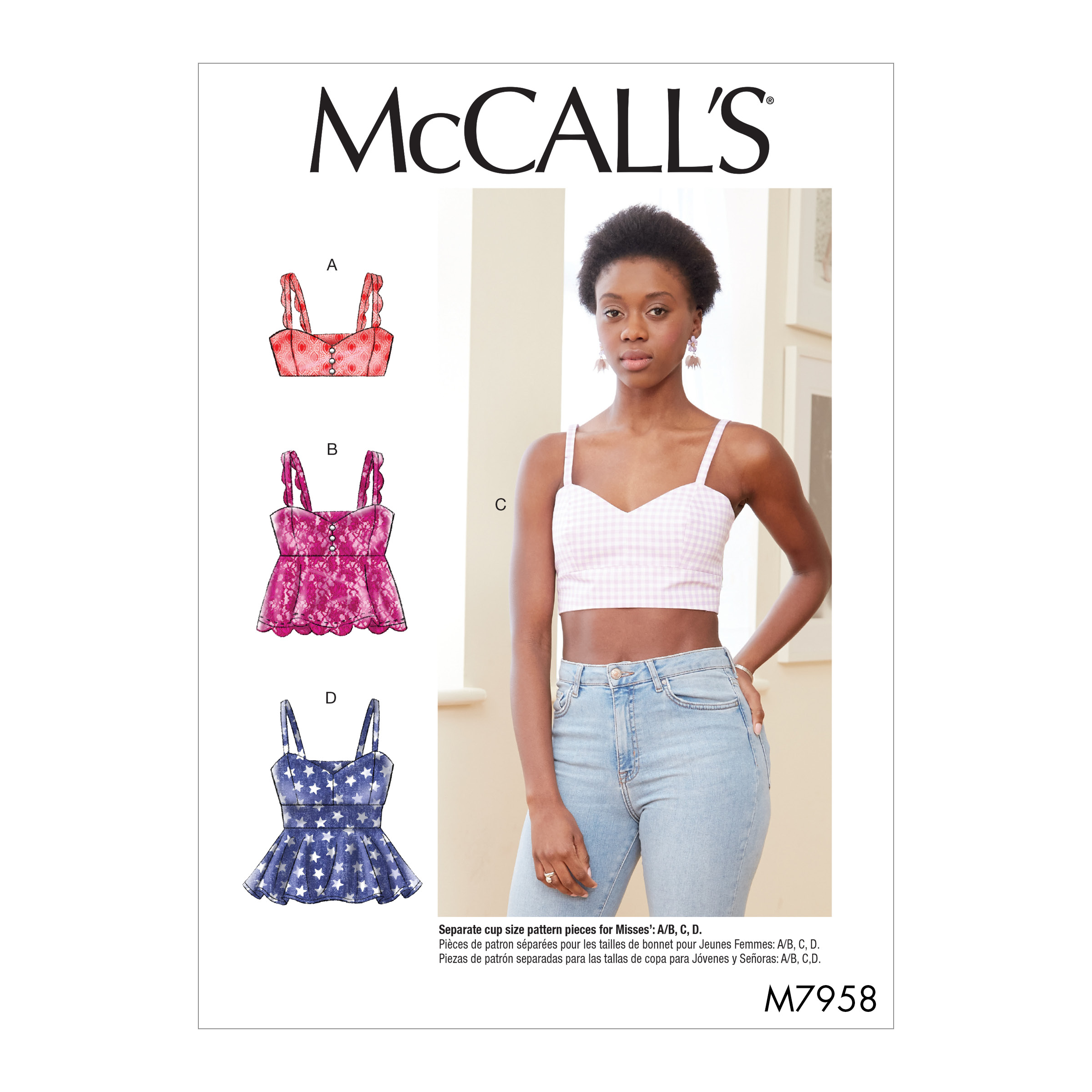 McCall's 7958 Misses' Tops