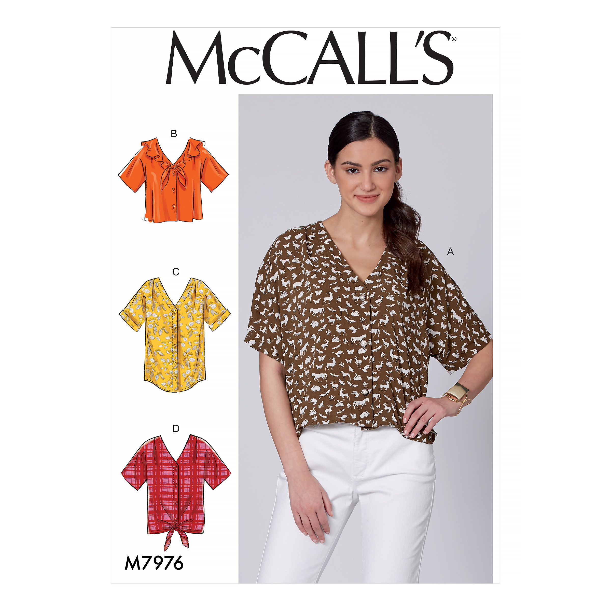 McCall's 7976 Misses' Tops