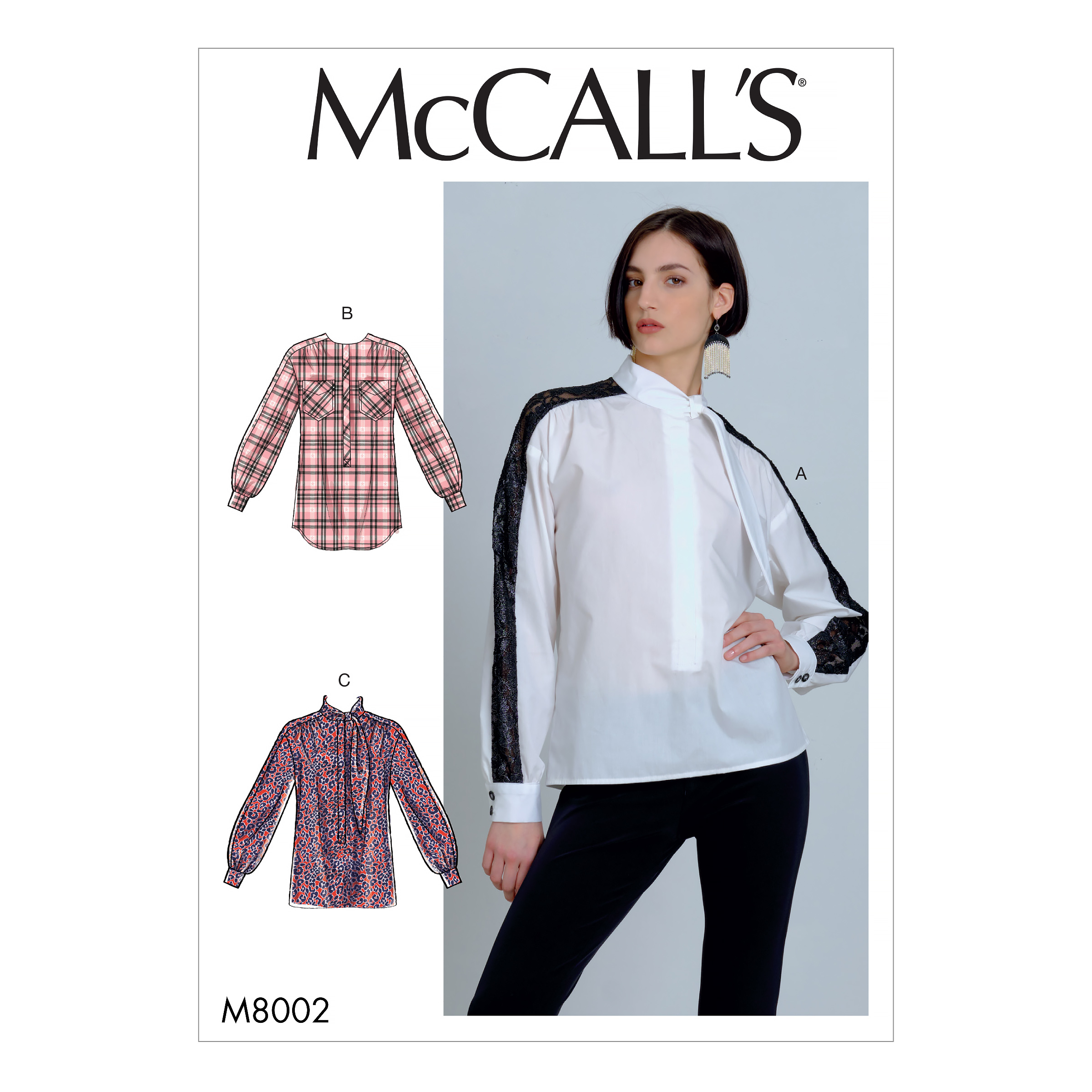 McCall's 8002 Misses' Blouses