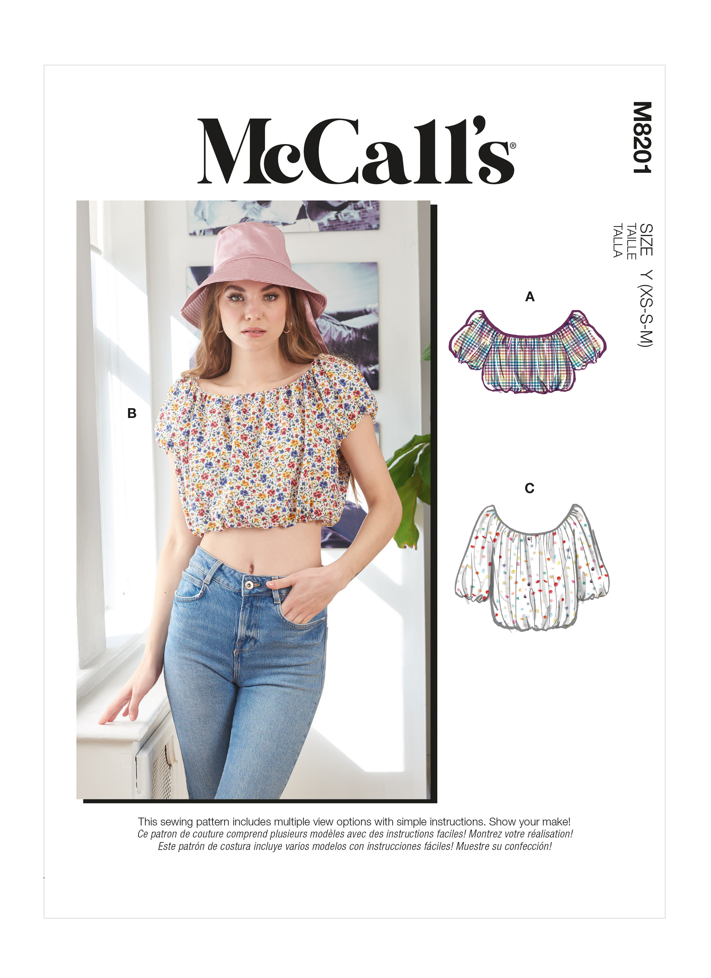 McCall's 8201 Misses' Tops