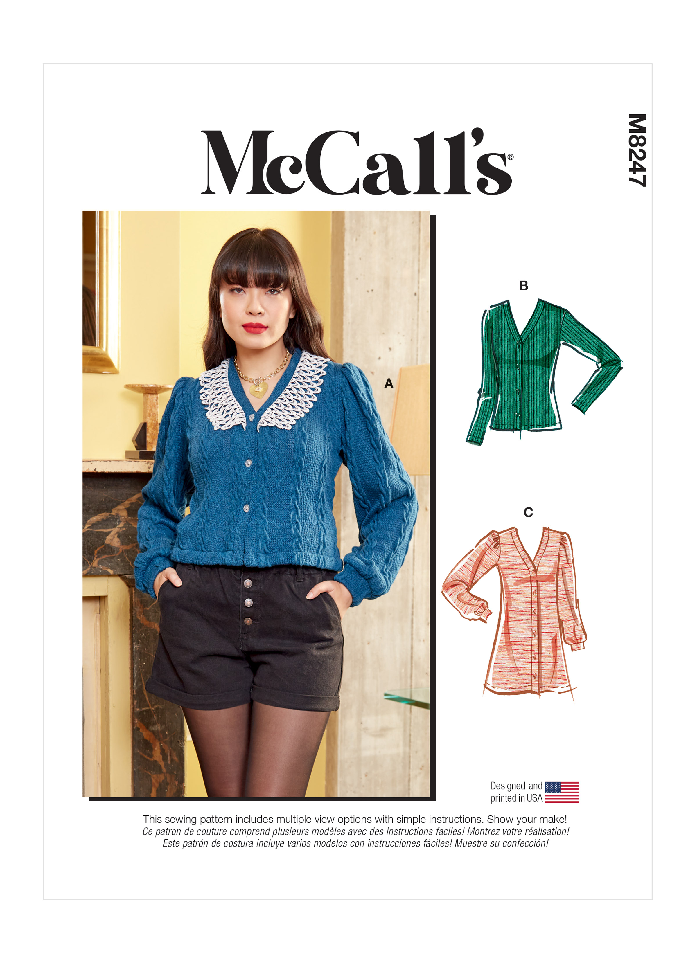McCall's Misses' and Women's Tops and Leggings 8244 pattern review by SewLSC