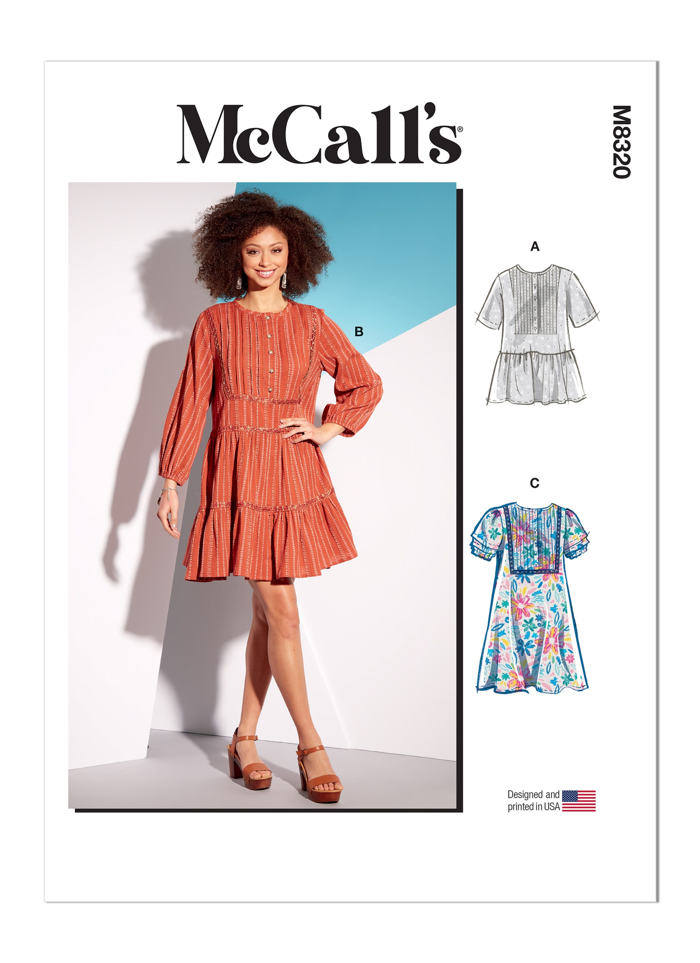 McCall's 8320 Misses' Tunic and Dresses