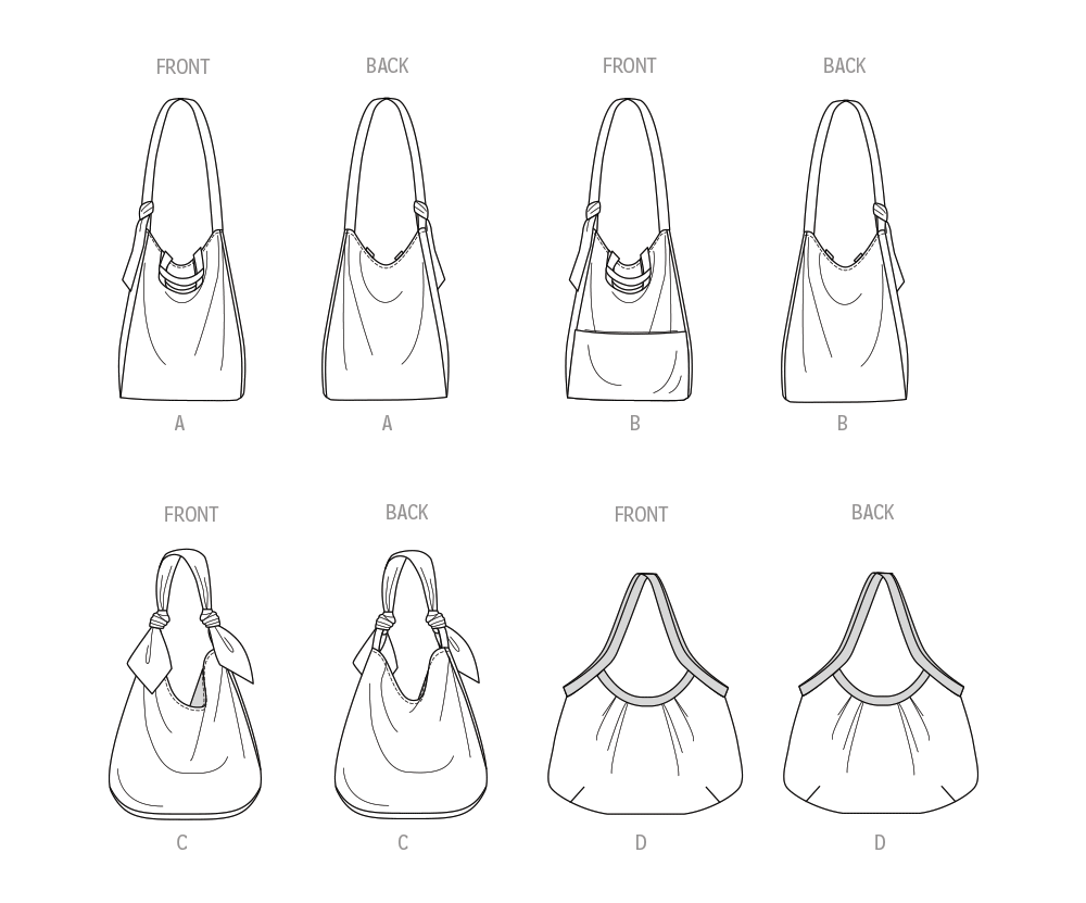 McCall's 8375 Bags in Four Styles