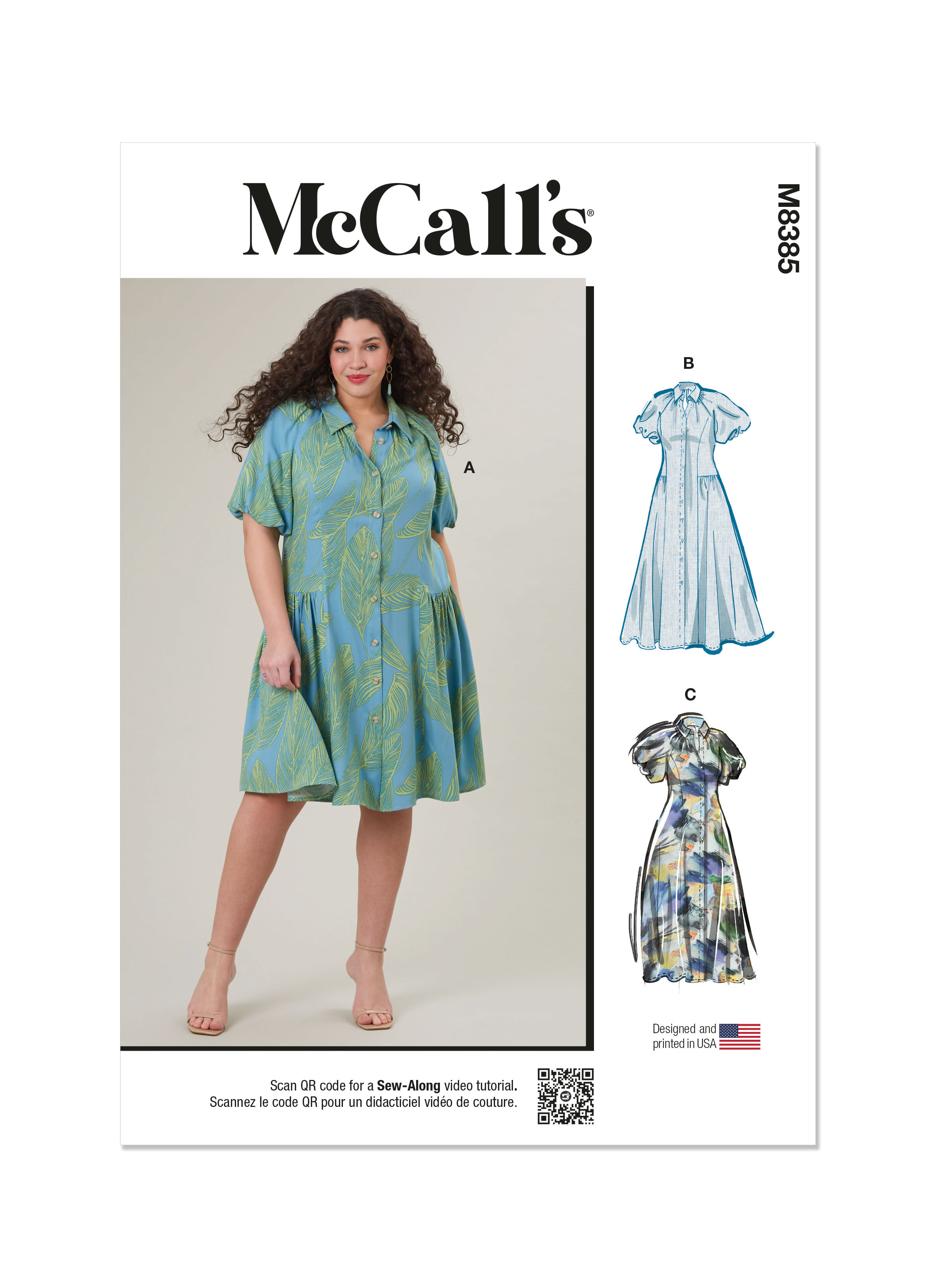 McCall's 8385 Women's Shirtdress