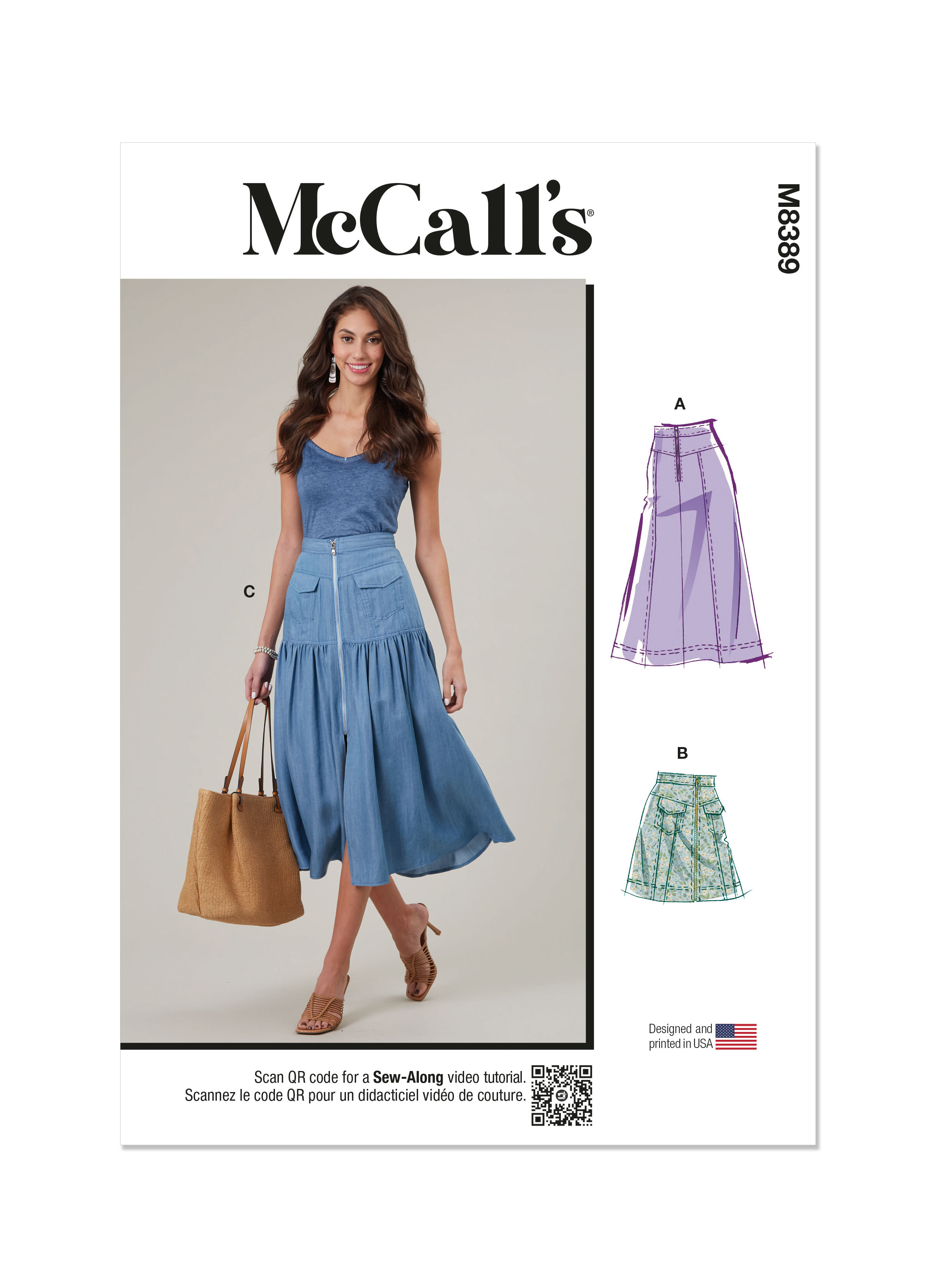 McCall's 8389 Misses' Skirts