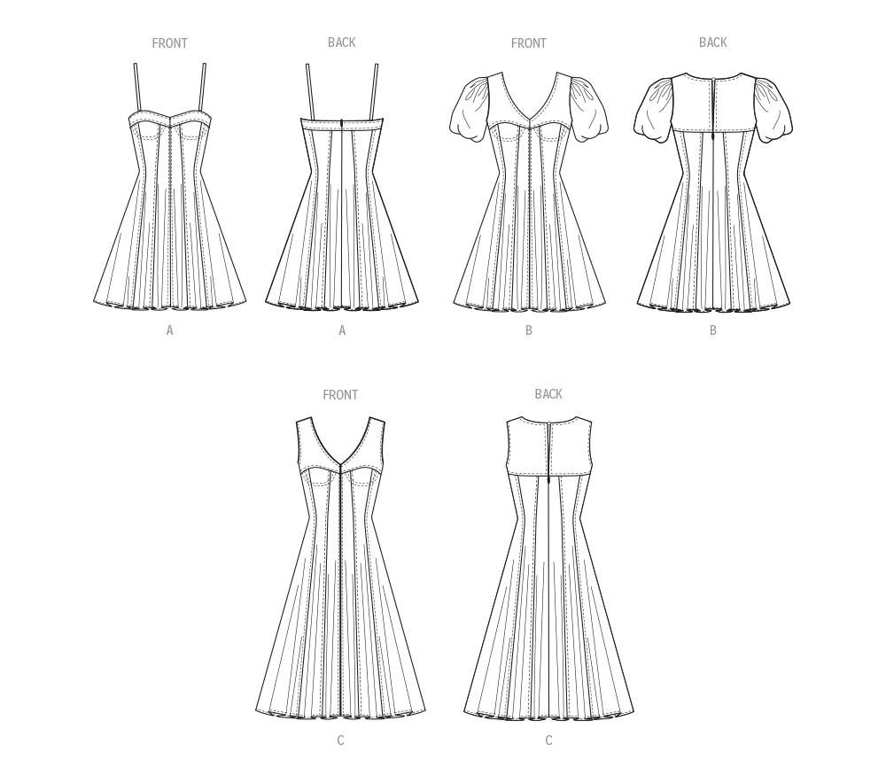 McCall's 8405 Misses's Dress With Sleeve and Length Variations