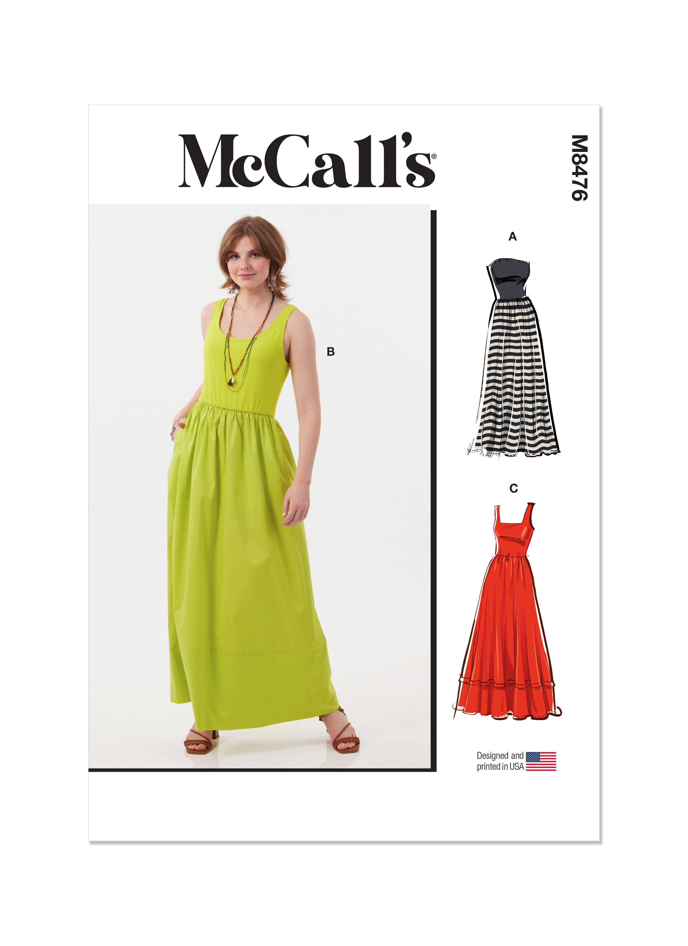 Mccall's 8476 Misses' Dresses