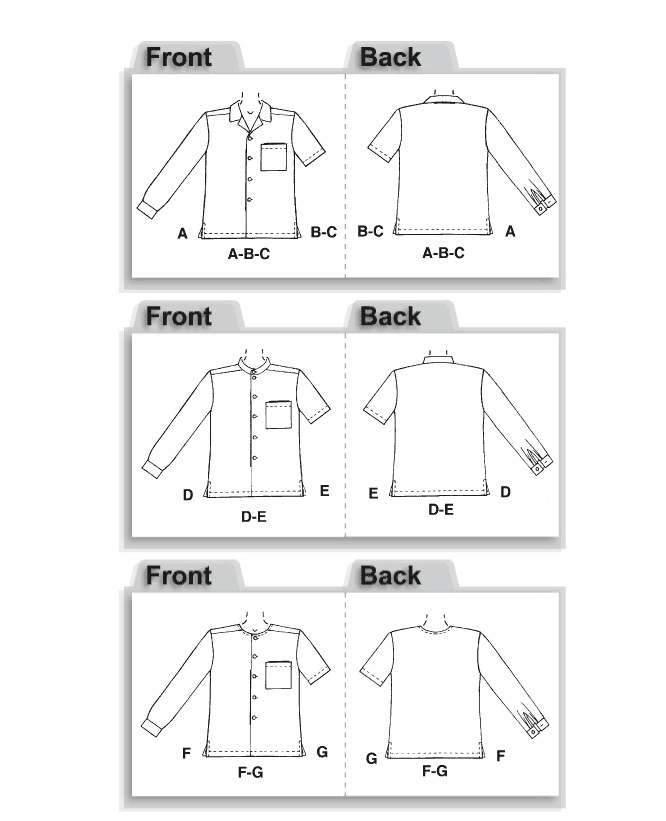 Men Shirts Sewing Patterns 89