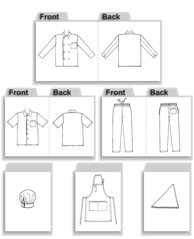 Uniform Sewing Pattern 111