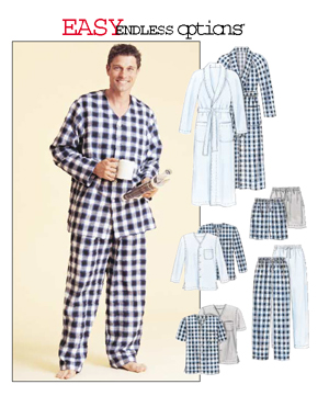 McCall's 4244 Men's robe, PJs
